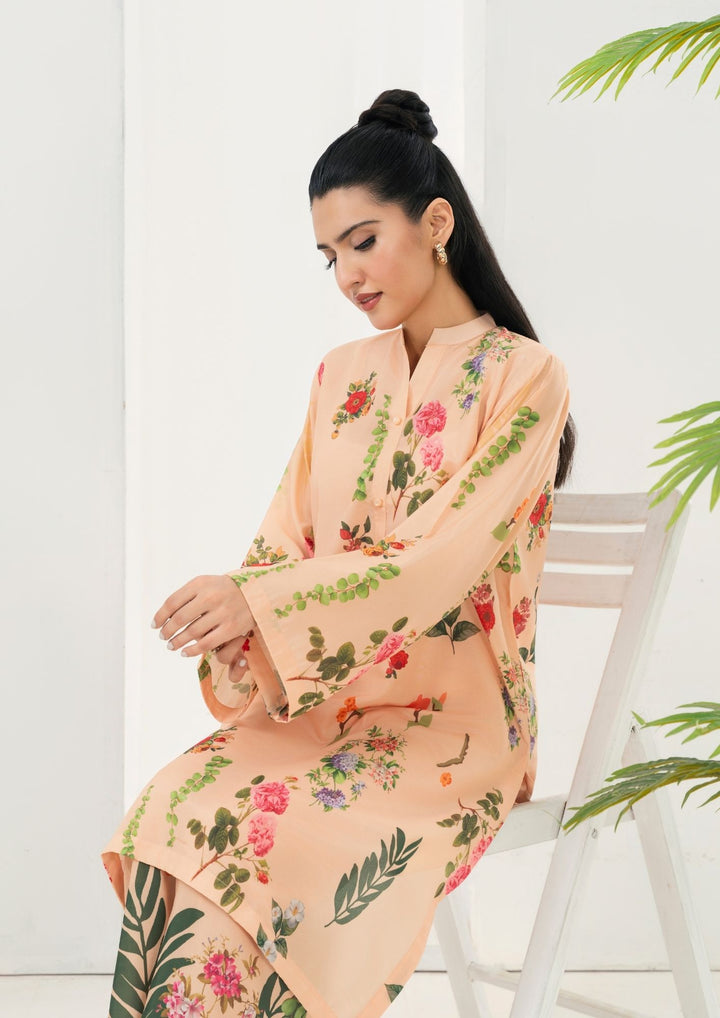 2Pc Printed Arabic Silk AML-W25-0042