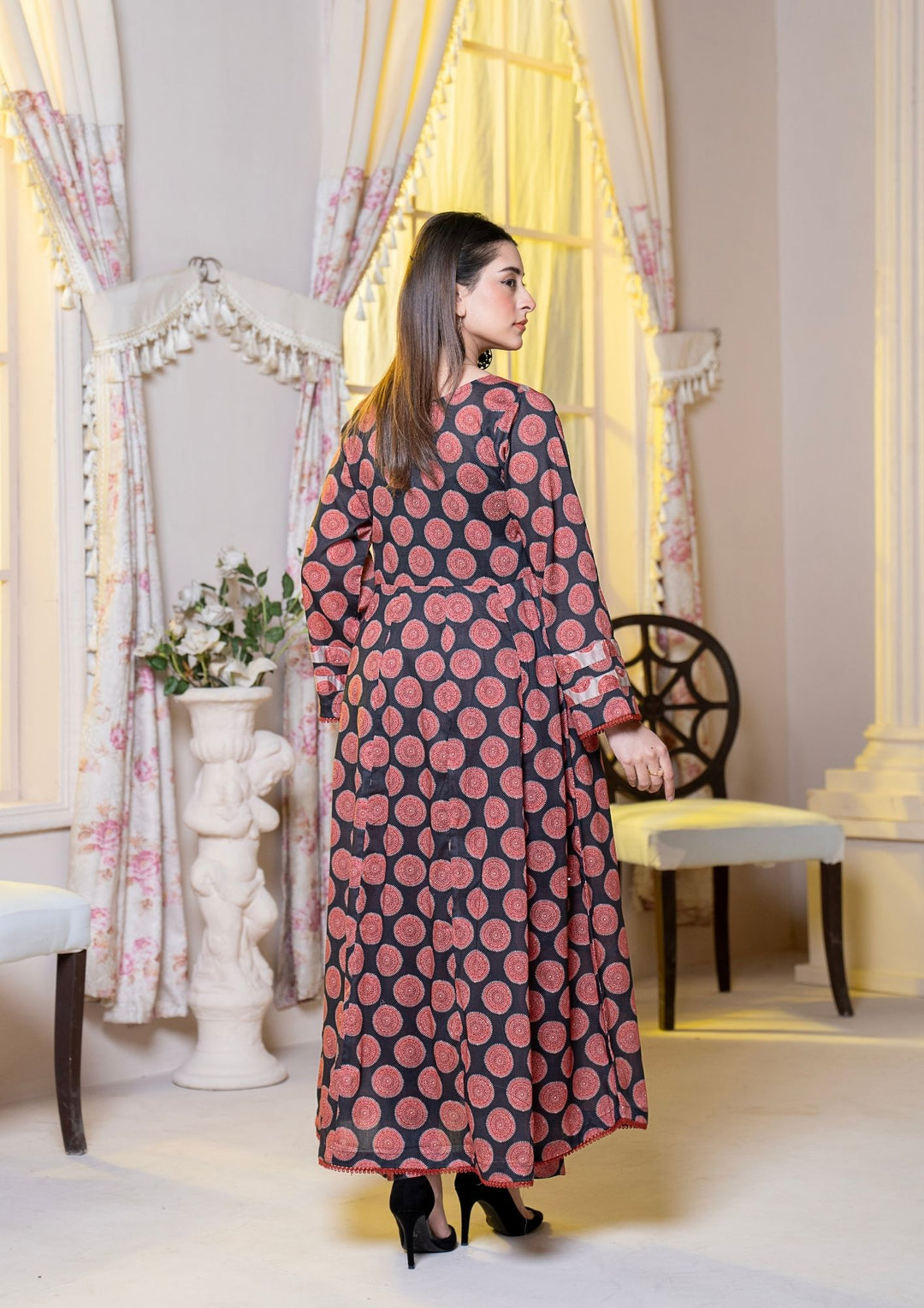 2Pc Digital Print Lawn Frock Gulmeena-G26-0019