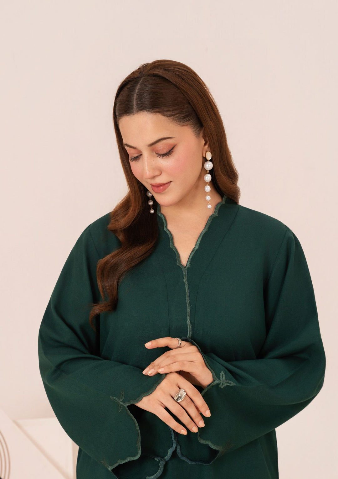 2Pc Embroidered Silk Karandi AML-W25-0056