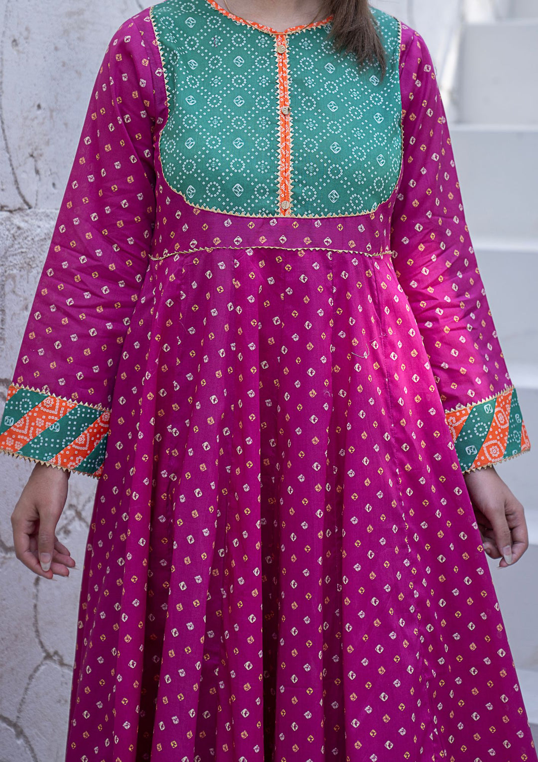 2Pc Chunri Digital Print Lawn Frock RIW-R26-0028