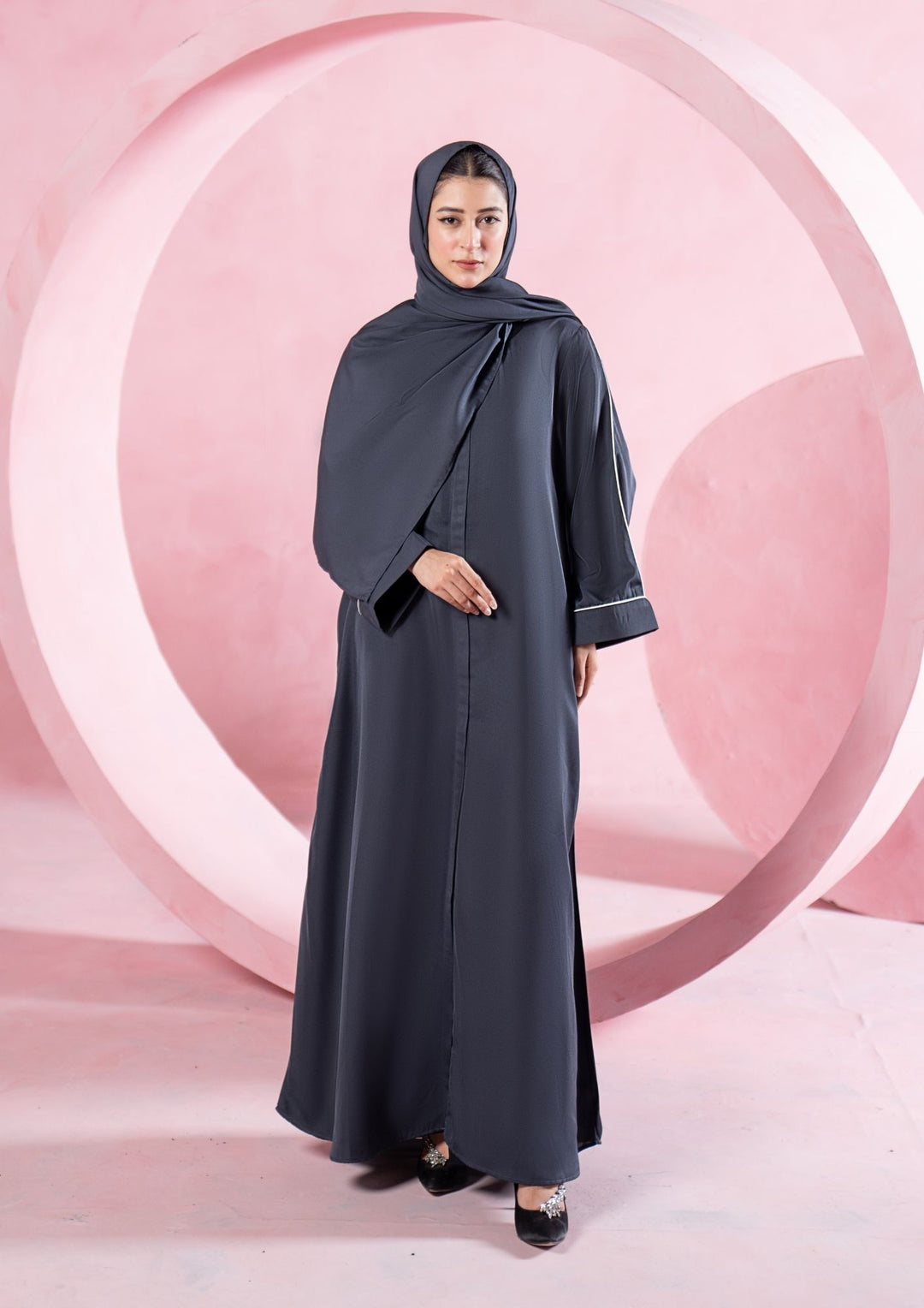 Slate Grace Abaya ABL-A26-0003