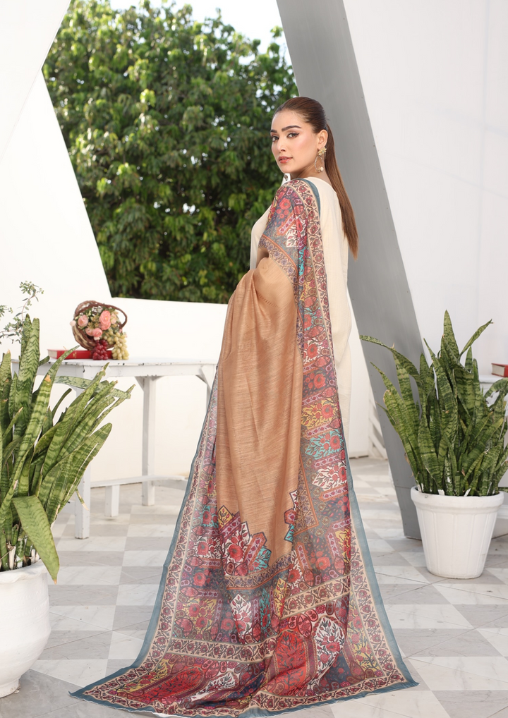 3Pc Jacquard Lawn with Slub Monark Dupatta MONARK-R24-0002