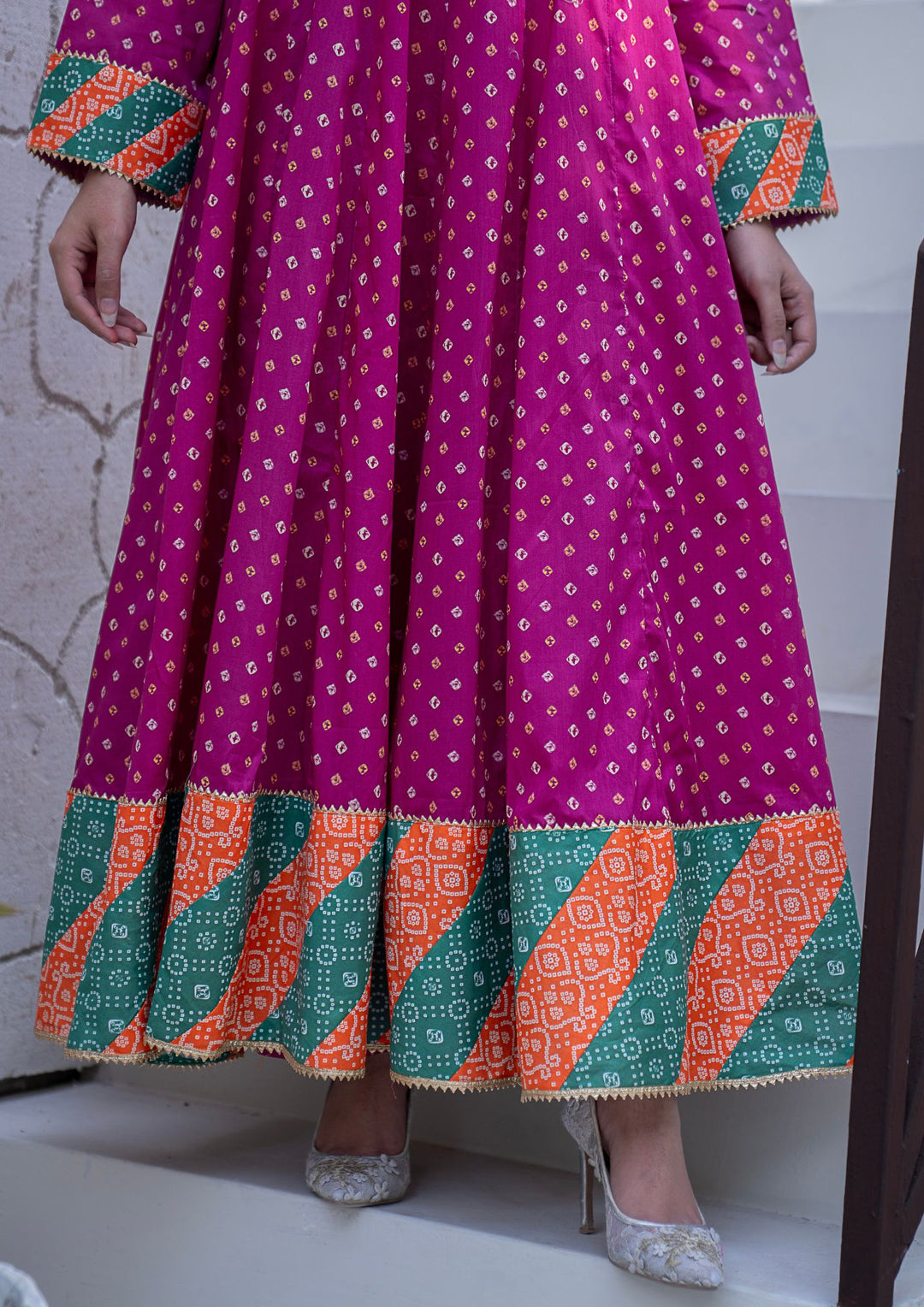 2Pc Chunri Digital Print Lawn Frock RIW-R26-0028
