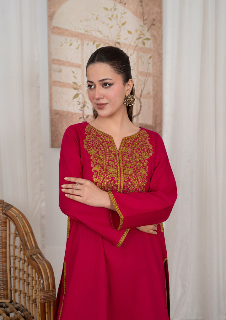 2pc Embroidered Lawn with Farshi Shalwar JASHAN-J26-0044