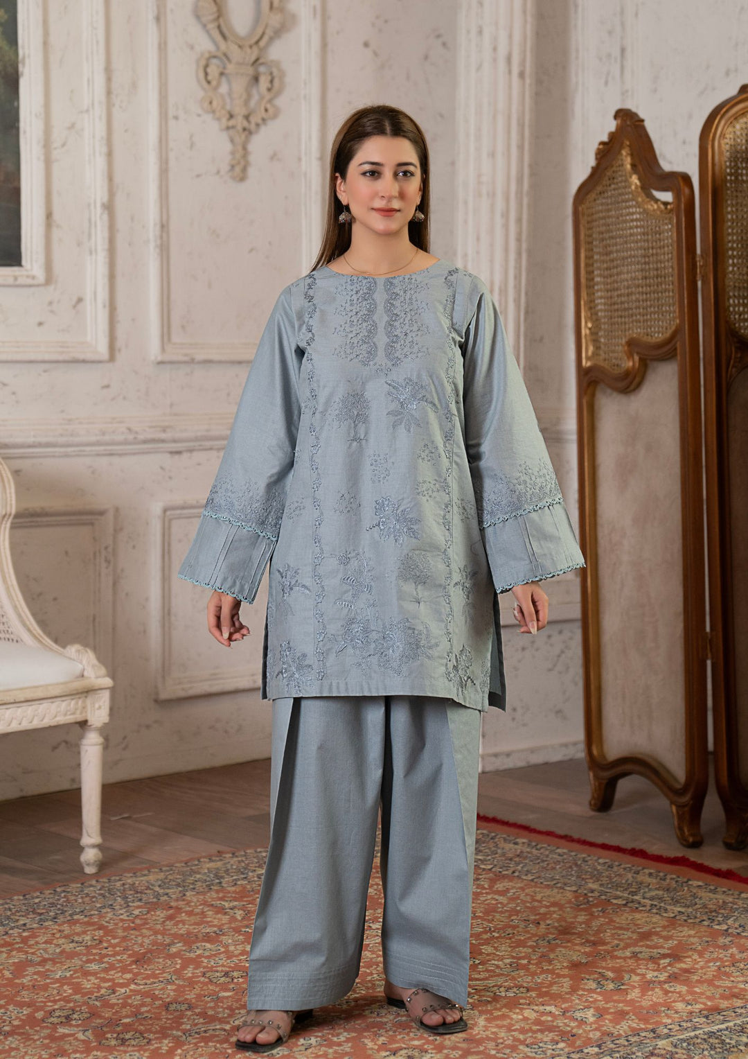 2PC Embroidered Lawn Cotton RIW-R26-0048