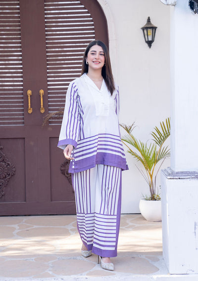 2Pc Digital Print Arabic Silk Lawn JUPITER-S26-0001