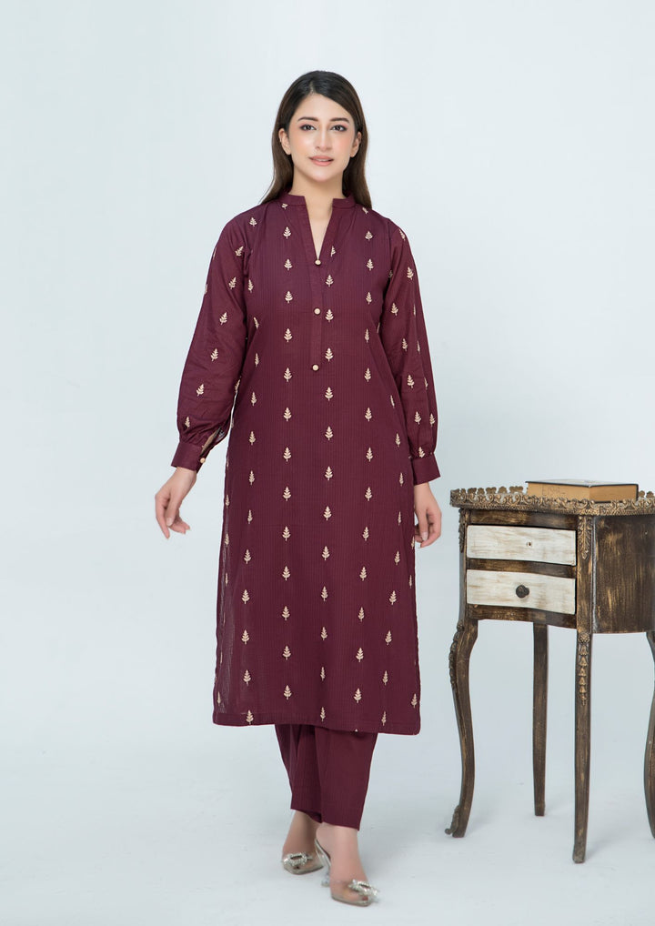 2 Pc Embroidered Lawn Cotton ELD-W25-0010