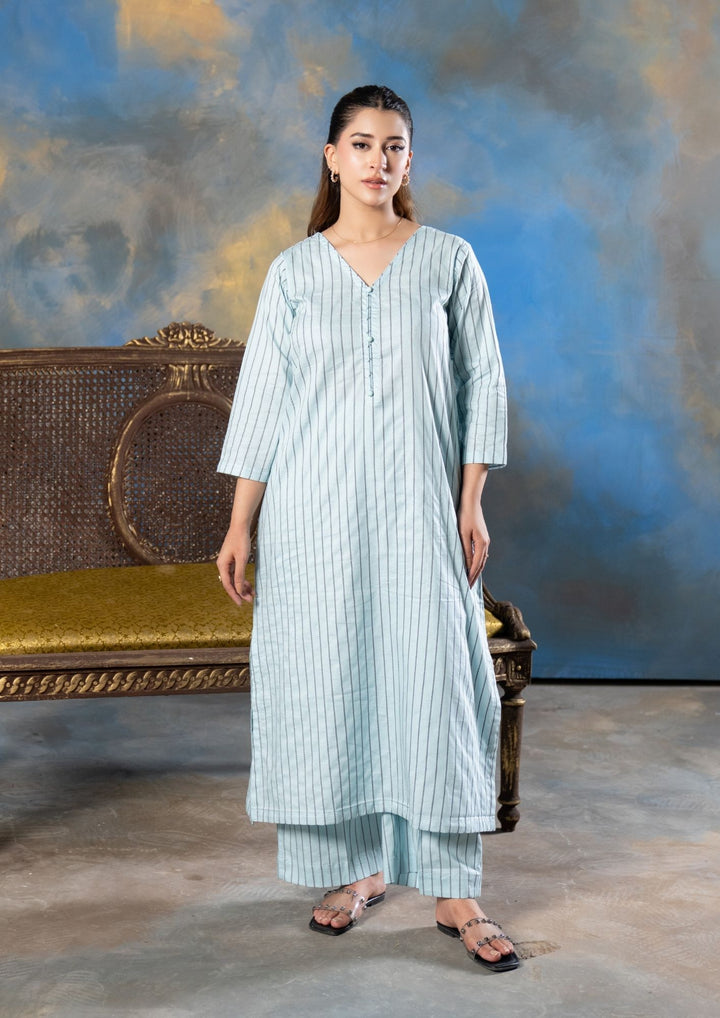 2Pc Bubble Lawn Ice Blue ROZ-R26-0017