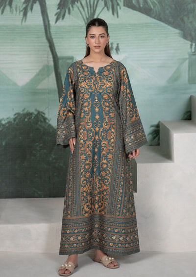 1Pc Digital Print Arabic Lawn Kaftan JUPITER-S26-0008