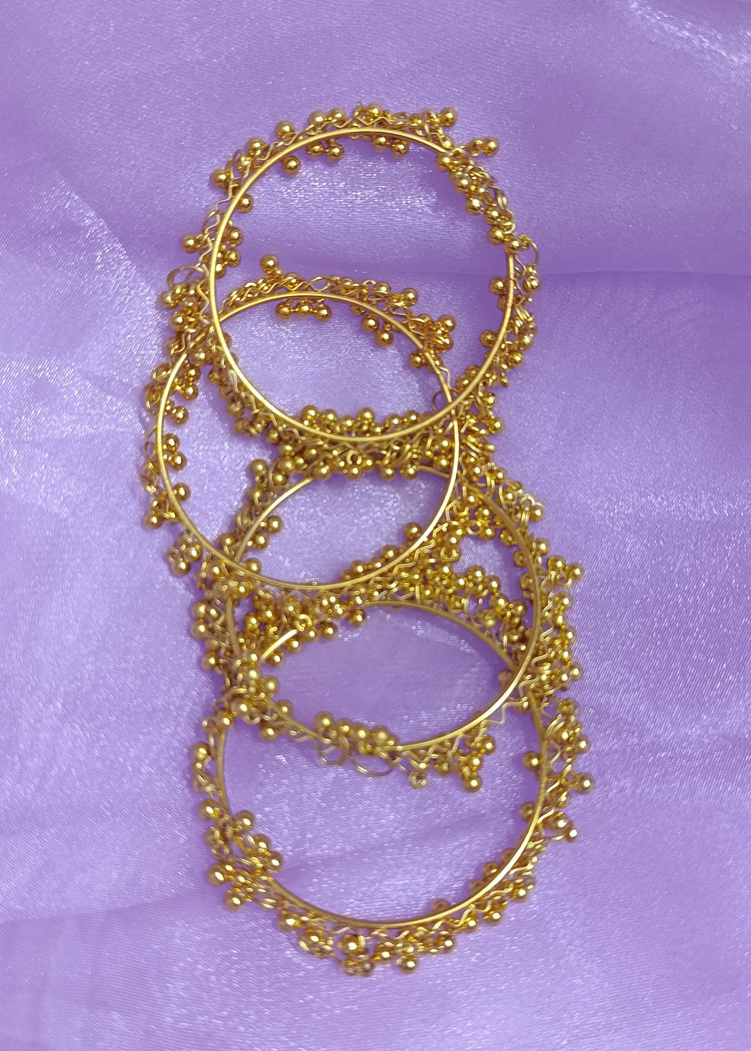 Kashmiri Ghungroo Bangles Gold PMB-0166