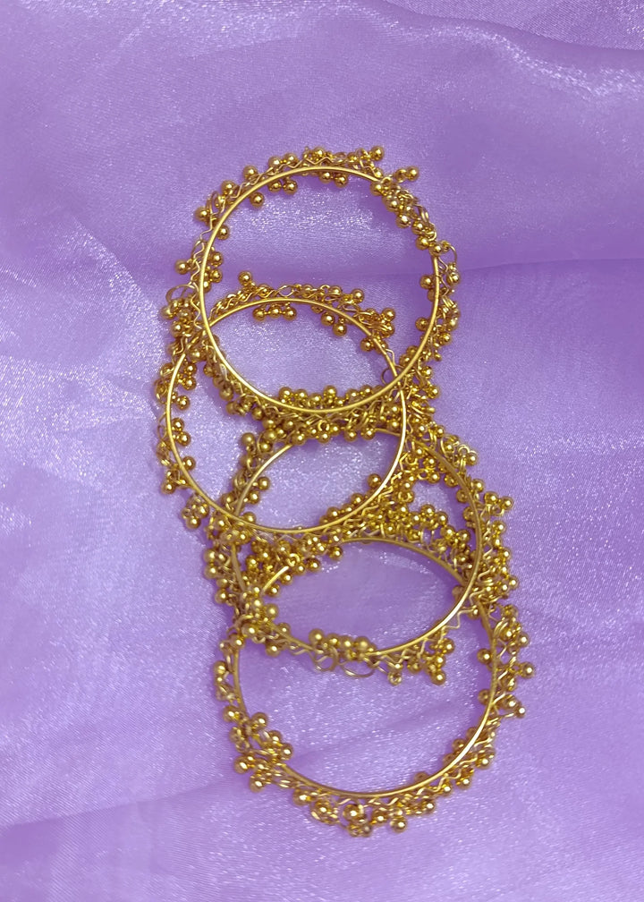 Kashmiri Ghungroo Bangles Gold PMB-0166