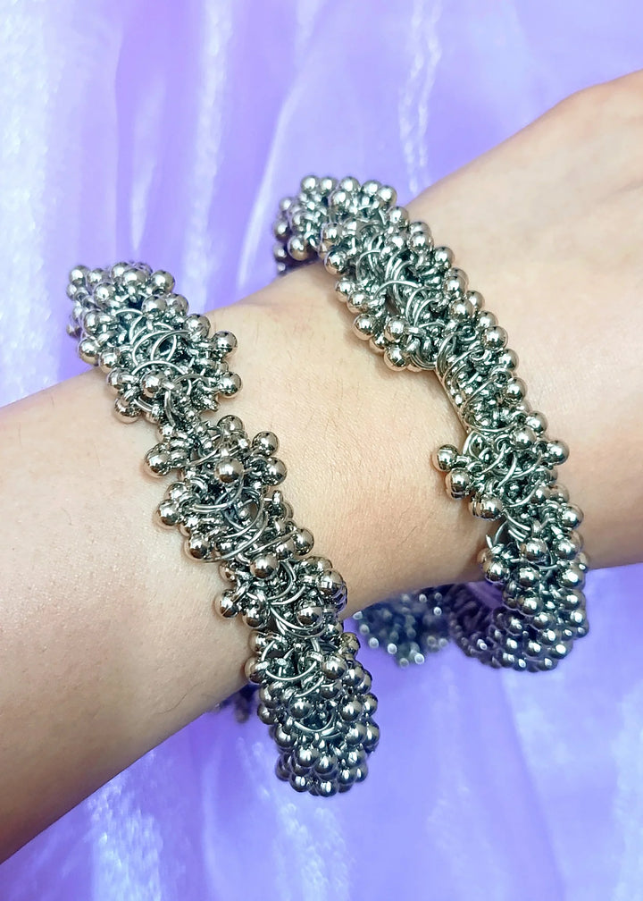 Kashmiri Ghungroo Kangan Khanak Silver PMB-0178