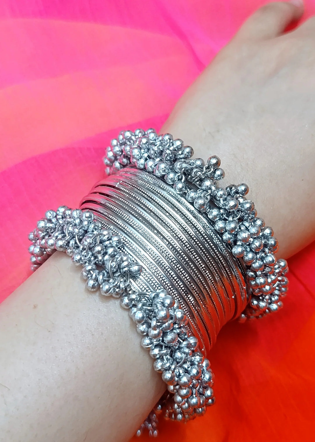 Soha Silver Bangles PMB-0177