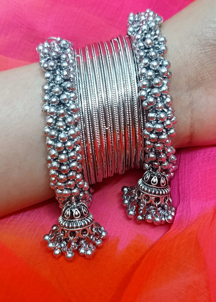 Soha Silver Bangles PMB-0177