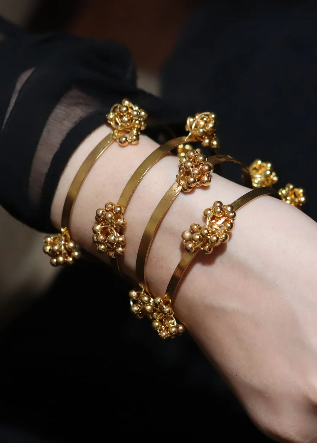 Preet Ghungroo Bangles Gold PMB-0190