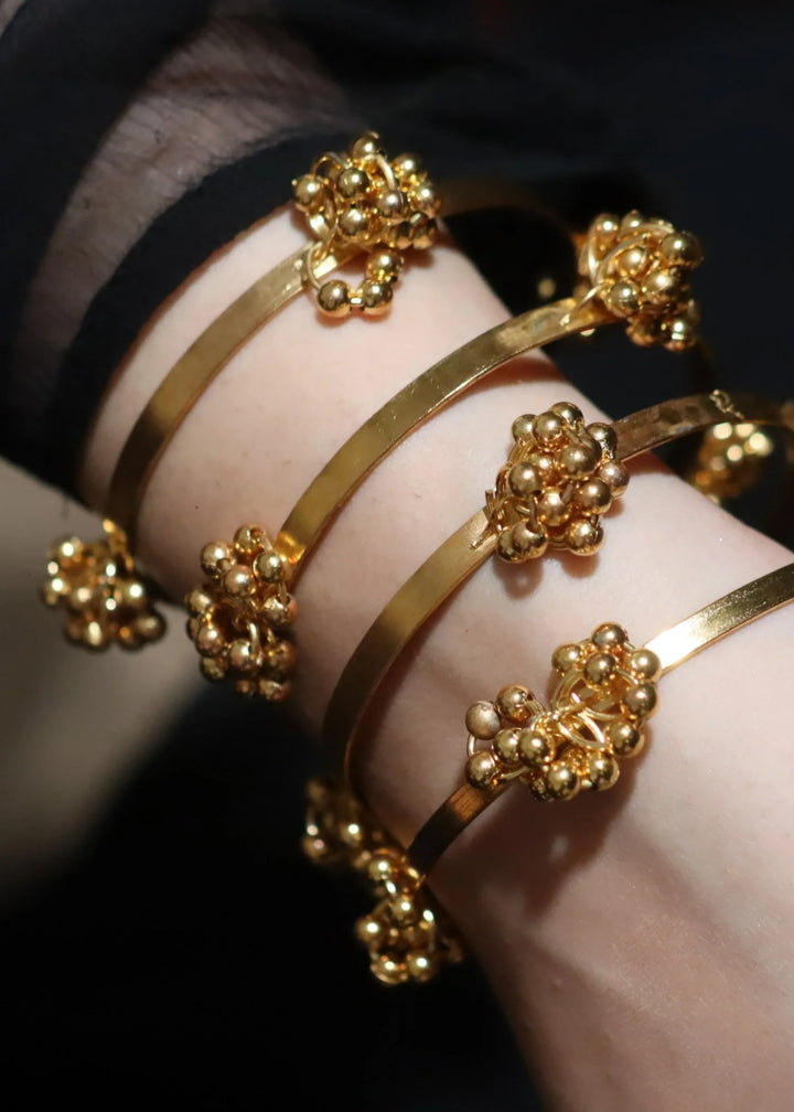 Preet Ghungroo Bangles Gold PMB-0190