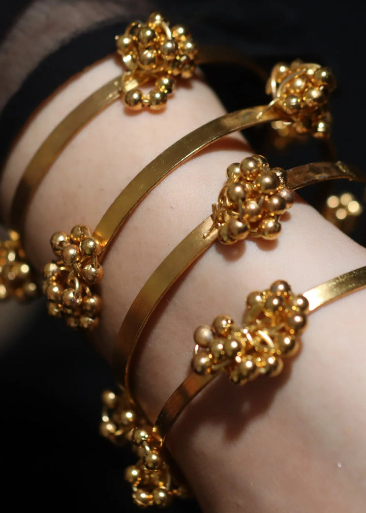 Preet Ghungroo Bangles Gold PMB-0190