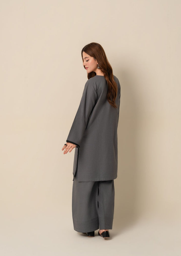 2pc Embroidered Khaddar with Farshi Shalwar AML-W25-0021