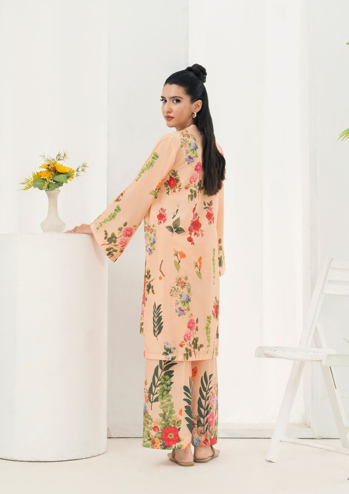 2Pc Printed Arabic Silk AML-W25-0042