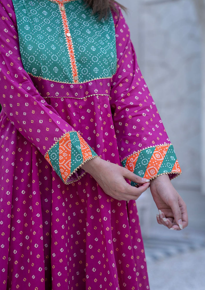 2Pc Chunri Digital Print Lawn Frock RIW-R26-0028