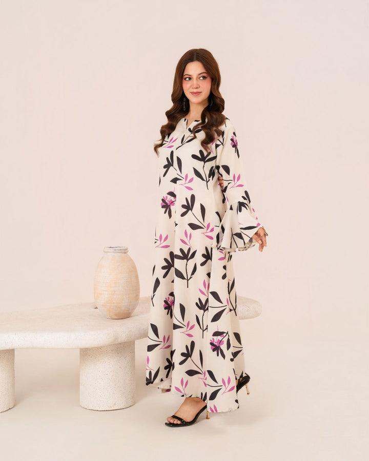 1Pc Digital Print Swiss Silk Long Tunic JUPITER-F25-0039