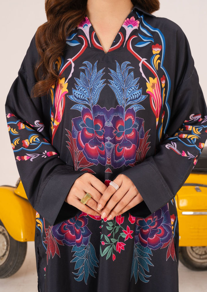 2Pc Printed Arabic Silk AMJ-S26-0003