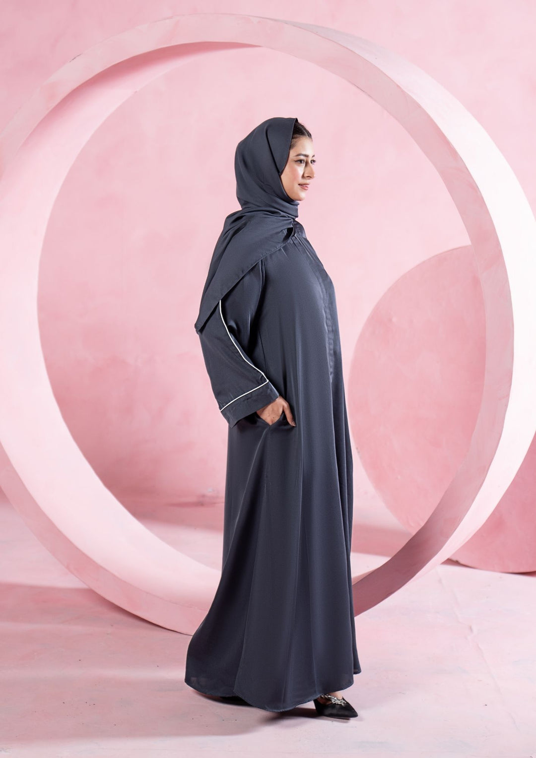Slate Grace Abaya ABL-A26-0003