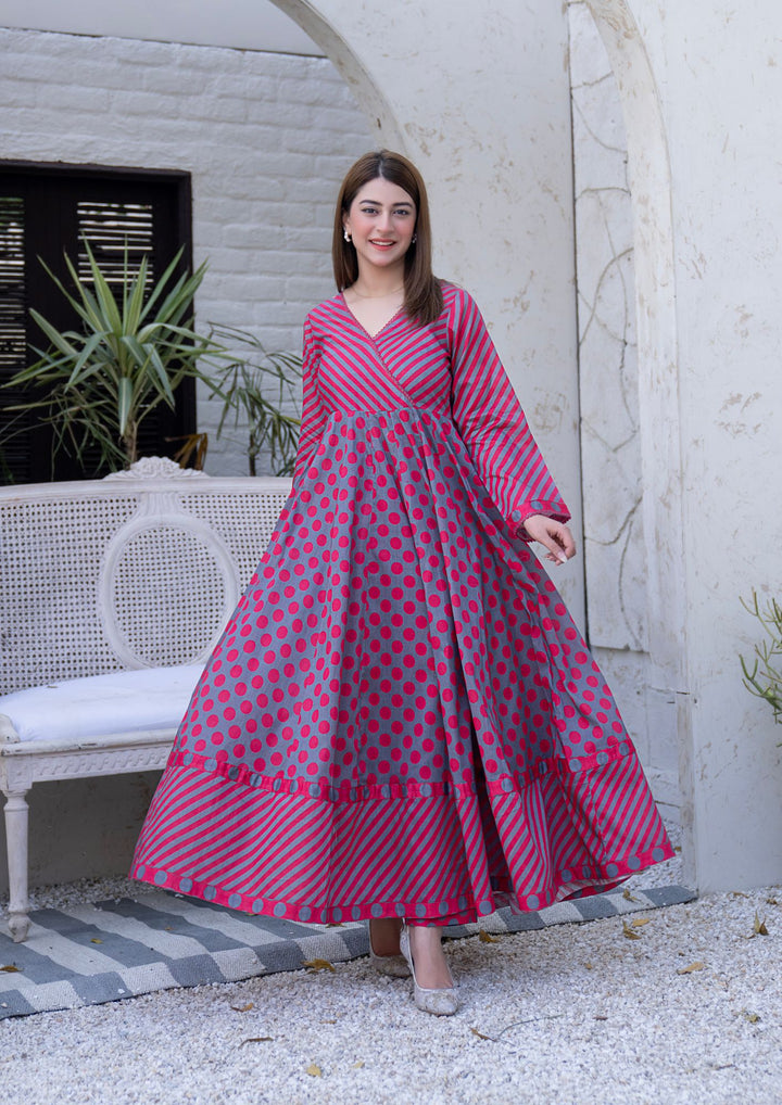 2Pc Digital Print Lawn Frock RIW-R26-0029