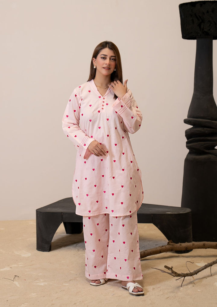 2Pc Embroidered Lawn Peachish Pink RIW-R26-0035