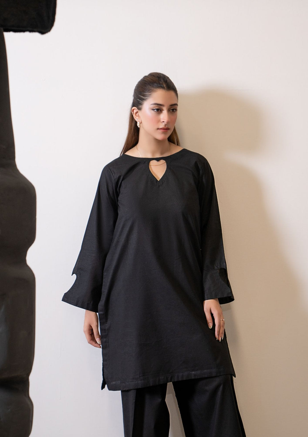 2Pc Lawn Black MONO-M26-0004