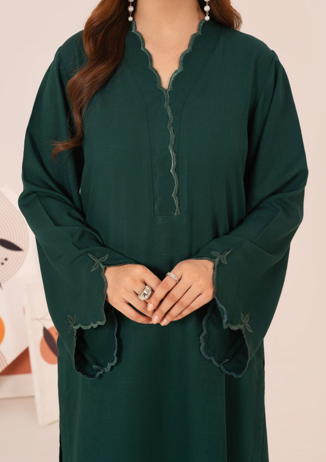 2Pc Embroidered Silk Karandi AML-W25-0056