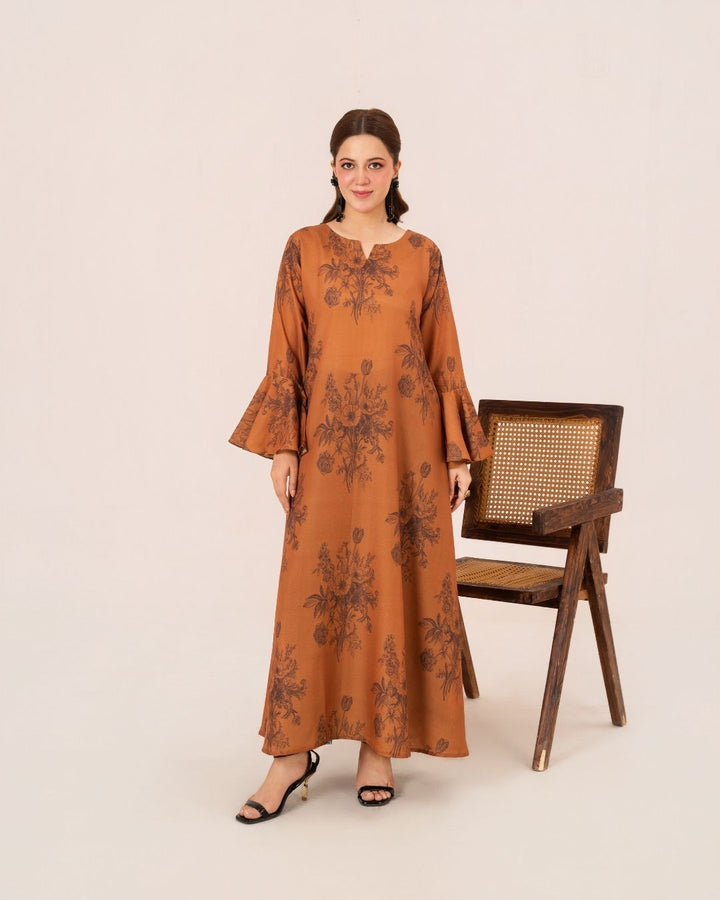 1Pc Digital Print Swiss Silk Long Tunic JUPITER-F25-0040