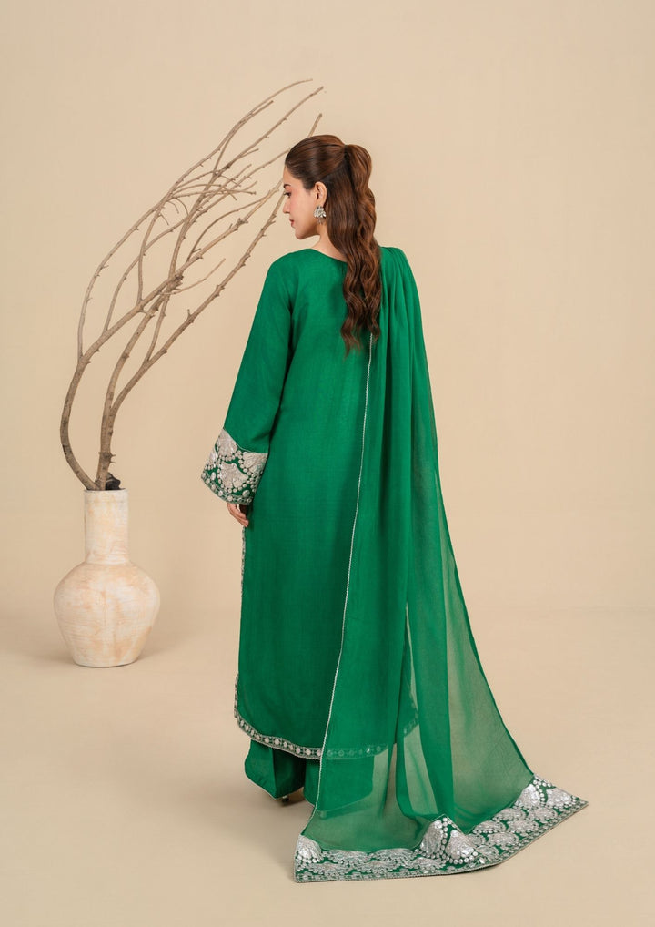 3-Piece Silk Viscose Suit with Chiffon Dupatta | BASANT-B25-0003