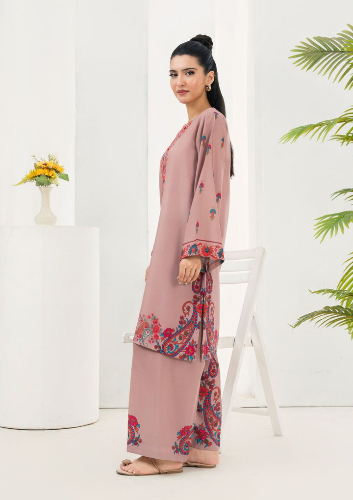 2Pc Printed Arabic Silk AML-W25-0043