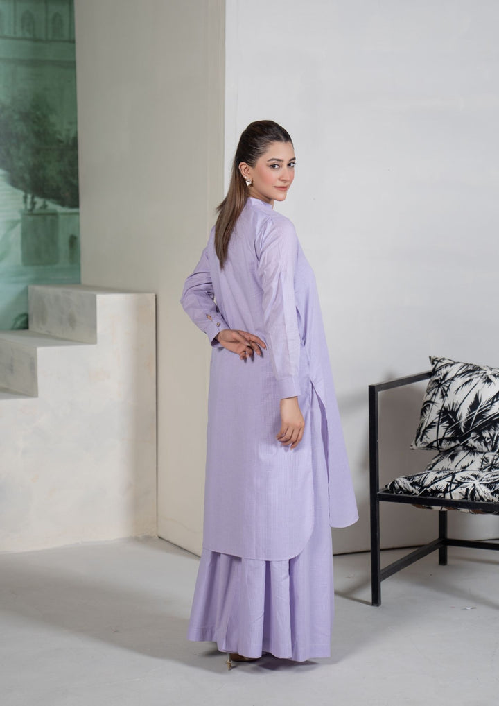 2Pc Cotton Lawn Lilac ROZ-R26-0009