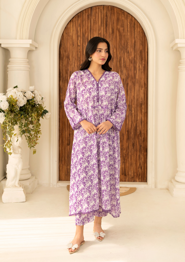 2Pc Digital Print Lawn GULMEENA-G25-0033