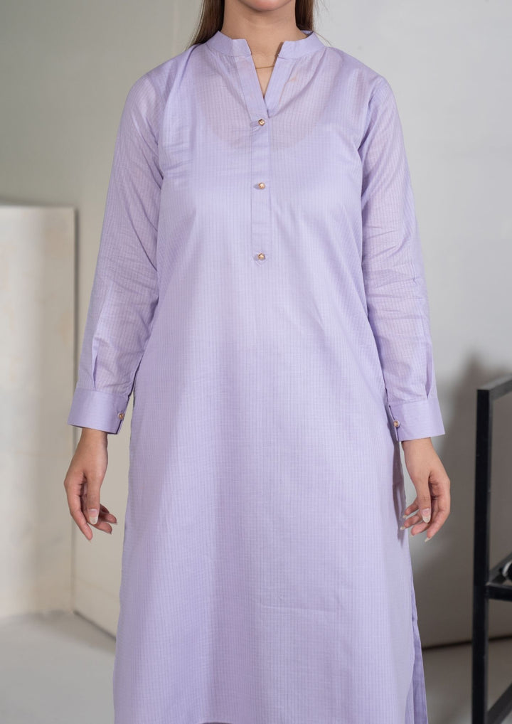 2Pc Cotton Lawn Lilac ROZ-R26-0009