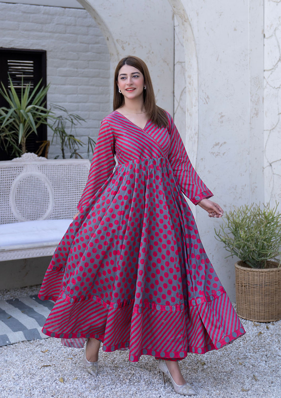 2Pc Digital Print Lawn Frock RIW-R26-0029