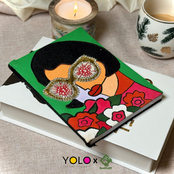 HANDCRAFTED AND HANDPAINTED DIARY BAZ-D25-0004