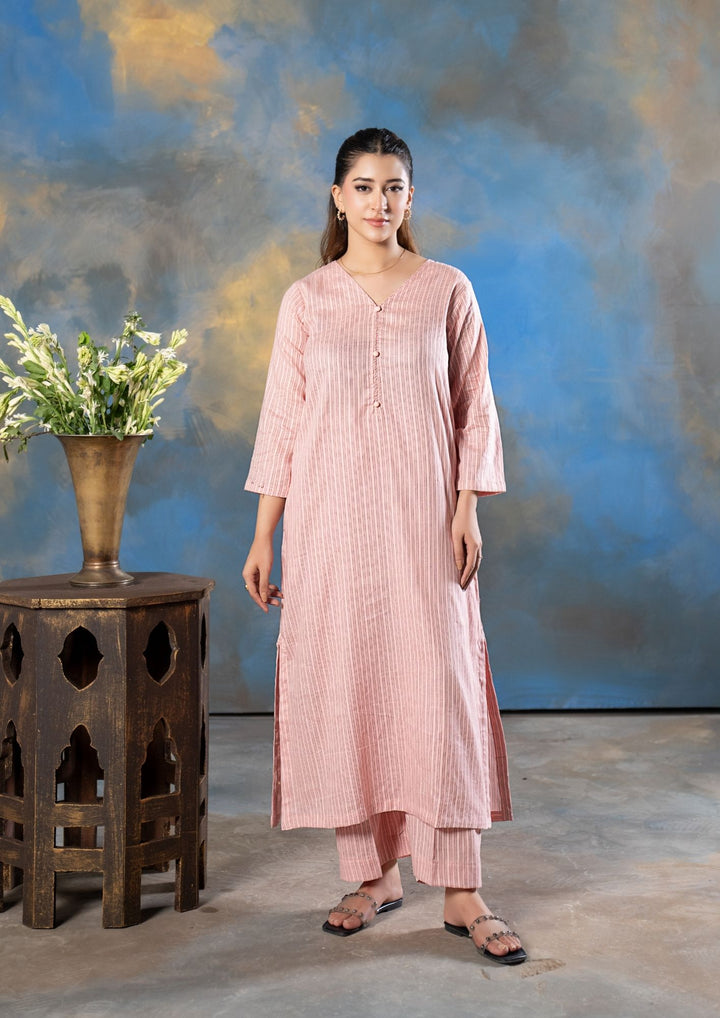 2Pc Bubble Lawn Blush Pink ROZ-R26-0020