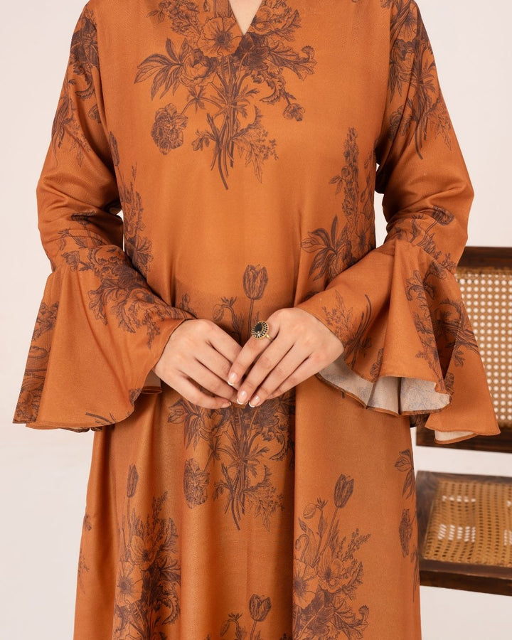 1Pc Digital Print Swiss Silk Long Tunic JUPITER-F25-0040