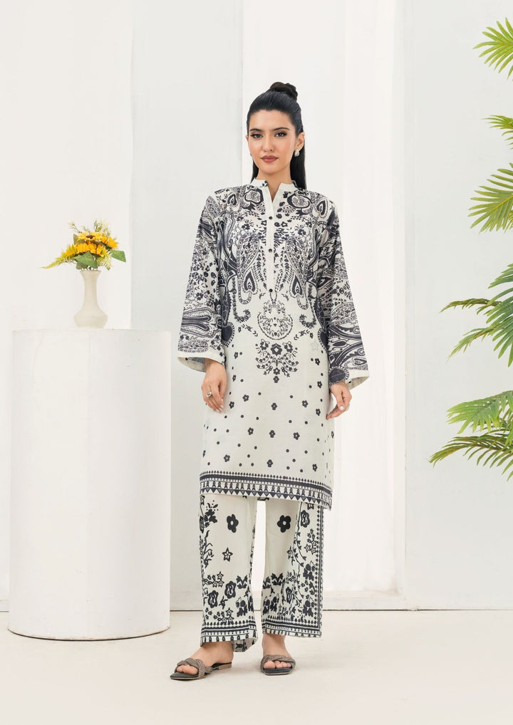 2Pc Printed Arabic Silk AML-W25-0044