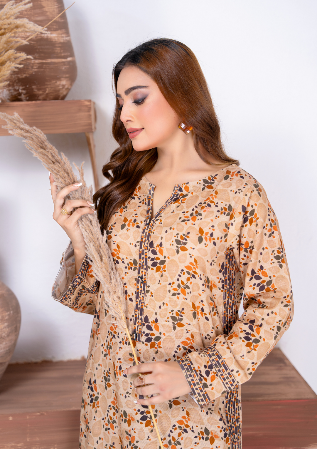 2pc Digital Print Khaddar W24-PRINT-0009