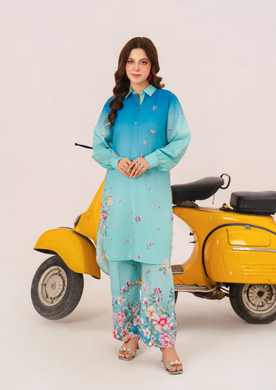 2Pc Printed Arabic Silk AMJ-S26-0001