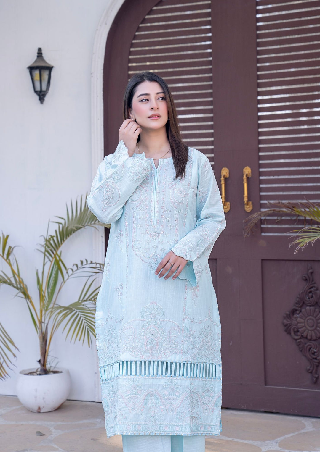 2Pc Embroidered Lawn SUM-M26-0006