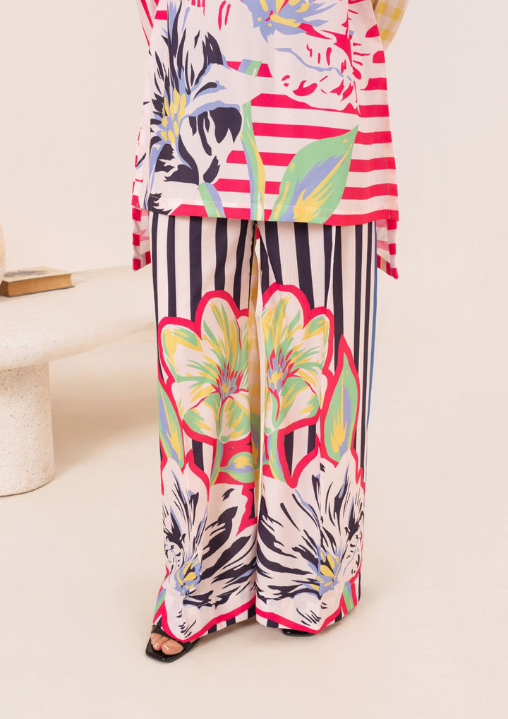 2Pc Printed Arabic Silk AMJ-S26-0004