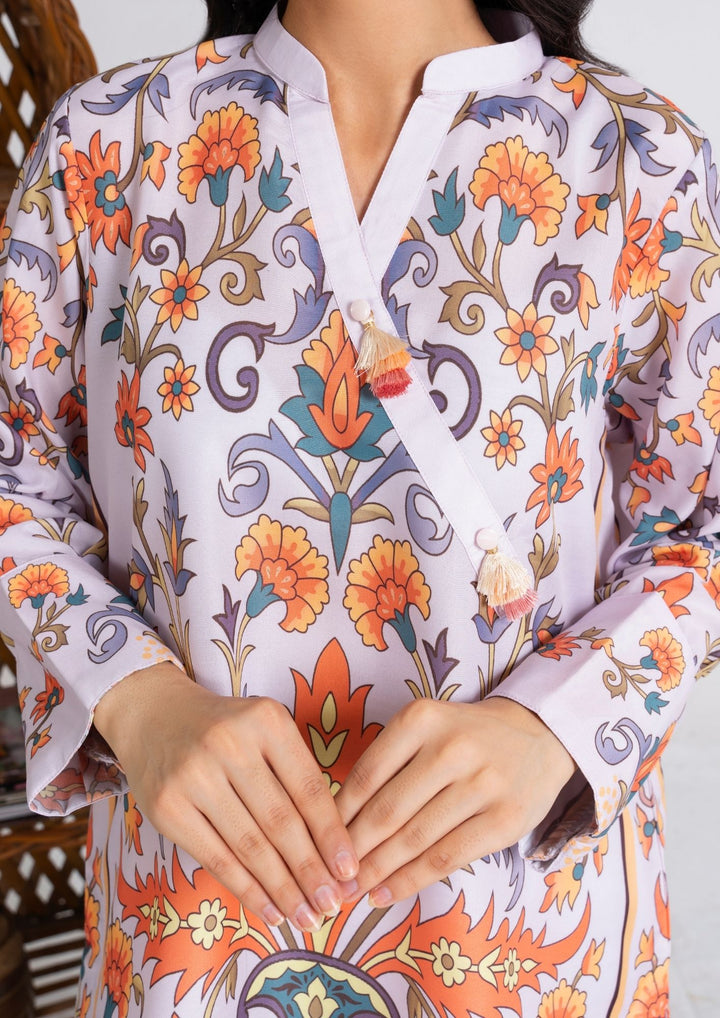 2Pc Lilac Bloom Swiss Silk JUPITER-F25-0013