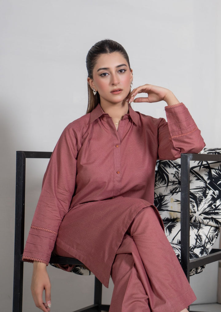 2pc Golden Stripe Maisuri Lawn ROZ-R26-0010