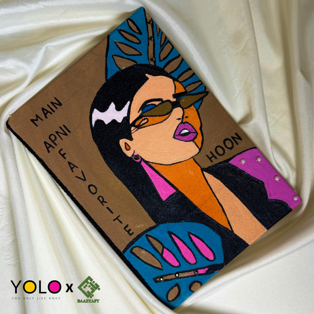 HANDCRAFTED AND HANDPAINTED DIARY BAZ-D25-0006