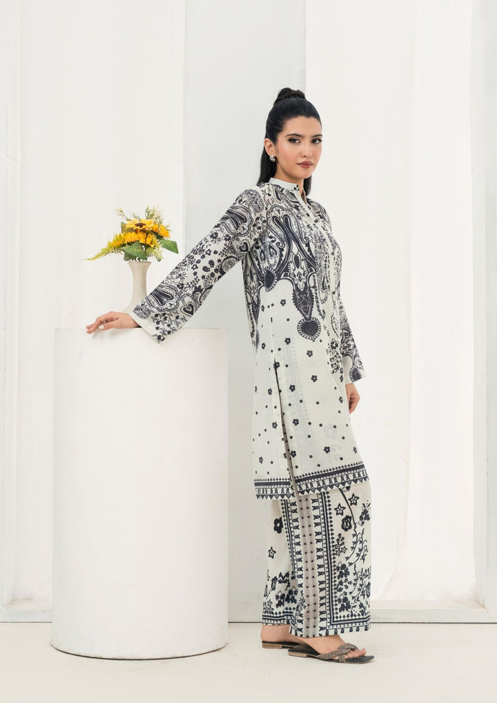 2Pc Printed Arabic Silk AML-W25-0044